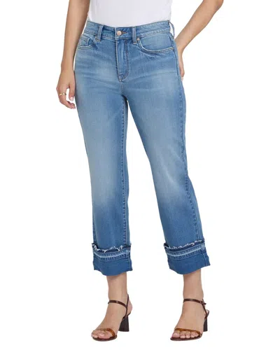 Nydj Bailey High Waist Ankle Relaxed Straight Leg Jeans In Blue