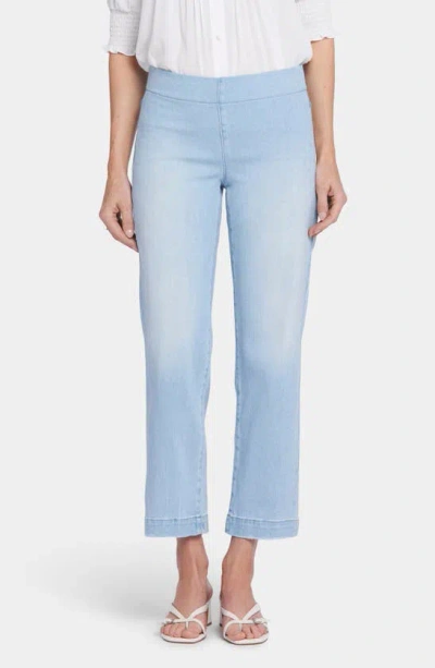 Nydj Bailey Pull-on Ankle Relaxed Straight Leg Jeans In Santorini