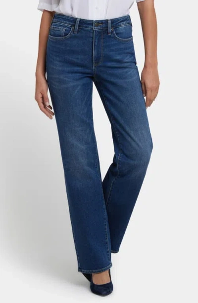 Nydj Bailey Relaxed Straight Leg Jeans In Blue