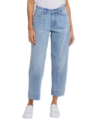 Nydj Balloon Santiago Sea Ankle Crop Jean In Blue
