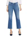 Nydj Barbara Fray Hem Ankle Bootcut Jeans In Blue