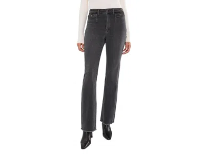 Nydj Barbara Bootcut Front Button-flap Pockets Jeans Women's Clothing Helleborus: 14 32, Cotton/denim/ela In Black