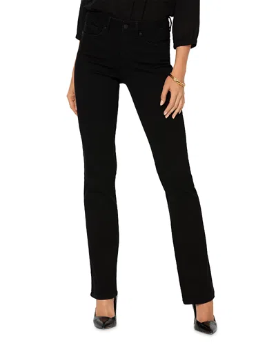 NYDJ BARBARA BOOTCUT JEANS IN BLACK,MNBBBB8516