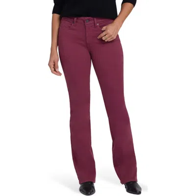Nydj Barbara Bootcut Jeans In True Burgundy