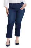 NYDJ NYDJ BARBARA FRAY HEM ANKLE BOOTCUT JEANS