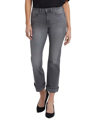 Nydj Barbara Harbor Gray Bootcut Jean In Green
