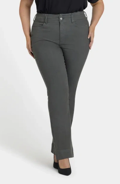 Nydj Barbara Hollywood High Waist Bootcut Jeans In Gray