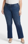 NYDJ BARBARA SIDE SLIT BOOTCUT JEANS