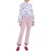Nydj Barbara Womens Cuffed Denim Bootcut Jeans In Multi