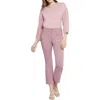 Nydj Barbara Womens Denim Bootcut Jeans In Pink