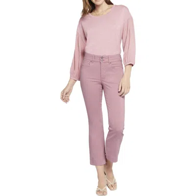 Nydj Barbara Womens Denim Bootcut Jeans In Pink