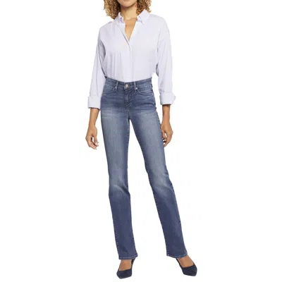 NYDJ BARBARA WOMENS TUMMY SLIMMING DENIM BOOTCUT JEANS