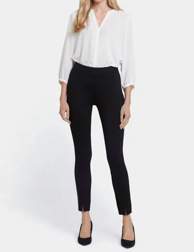 Nydj Basic Legging With Front Slit In Black