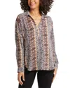 Nydj Becky Recycled Polyester Georgette Blouse