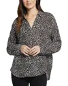 Nydj Becky Recycled Polyester Georgette Blouse