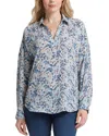 Nydj Becky Recycled Polyester Georgette Blouse