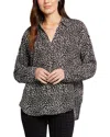 Nydj Becky Recycled Polyester Georgette Blouse