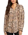 Nydj Becky Recycled Polyester Georgette Blouse