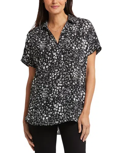 Nydj Becky Blouse In Black
