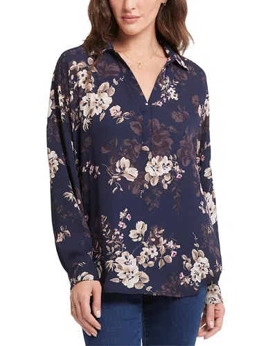 Nydj Becky Dot Print Blouse