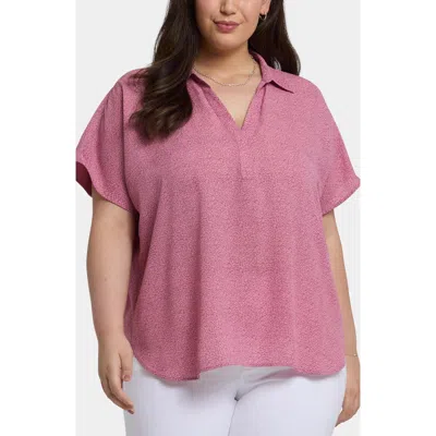Nydj Becky Georgette Popover Top In Bonavista