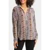Nydj Becky Recycled Polyester Georgette Blouse In Ottavia