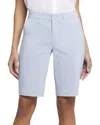 Nydj Bermuda Light Blue Heather Short In Blue