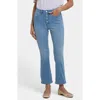 Nydj Billie Exposed Button High Waist Ankle Mini Bootcut Jeans In Salamanca Sun