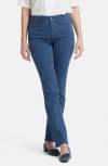 NYDJ NYDJ BILLIE PINSTRIPE HIGH WAIST MINI BOOTCUT JEANS