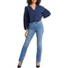 Nydj Billie Womens High Rise Slim Fit Bootcut Jeans In Multi