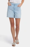 Nydj Birkin High Waist Denim Shorts In Clear Waters