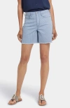 Nydj High Rise Berkyn Relaxed Denim Shorts In Merida Stripe