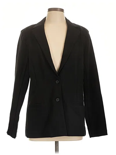 Pre-owned Nydj Blazer Jacket In Black