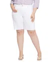 Nydj Boyfriend Optic White Short In White