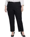Nydj Boyfriend Vintage Black Ankle Crop Jean