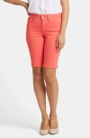 Nydj Briella Bermuda Shorts In Fruit Punch