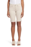 Nydj Briella Roll Cuff Denim Bermuda Shorts In Feather
