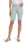 Nydj Briella Cuffed Bermuda Shorts In Tomatillo