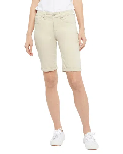 Nydj Briella Feather Short In Yellow