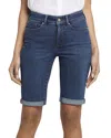 Nydj Briella Roll Cuff Denim Bermuda Shorts