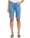 Nydj Briella Roll Cuff Denim Bermuda Shorts