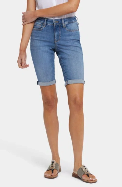 Nydj Briella Roll Cuff Denim Shorts In Barcelona Breeze