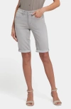 Nydj Briella Roll Cuff Shorts In Grenada Mist