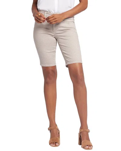 NYDJ NYDJ PETITE BRIELLA SANDBAR STRIPE SHORT