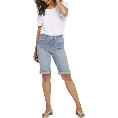 Nydj Briella Womens Cuffed Denim Denim Shorts In Multi