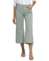 Nydj Brigitte Frayed High Waist Wide Leg Capri Jeans