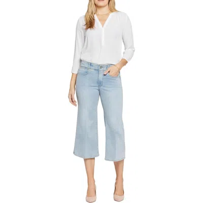 Nydj Brigitte Womens High-rise Denim Capri Pants In Multi