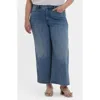 Nydj Brodi Cool Embrace® Frayed High Waist Ankle Wide Leg Jeans