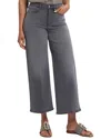 Nydj Brodi High Rise Wide Leg Ankle Jeans In Frontera Bluffs In Gray