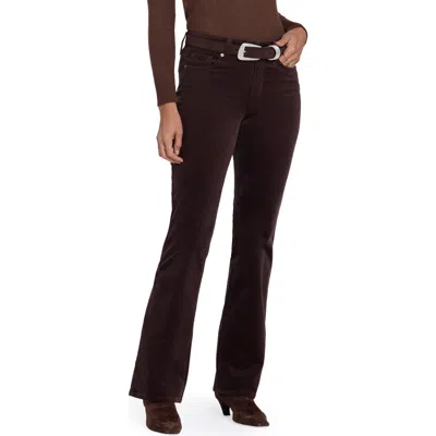 Nydj Brooklyn Bootcut Corduroy Pants In Bitter Chocolate